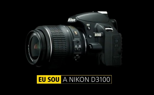 Nikon D3100 a SLR Profissional mais leve e fácil de usar