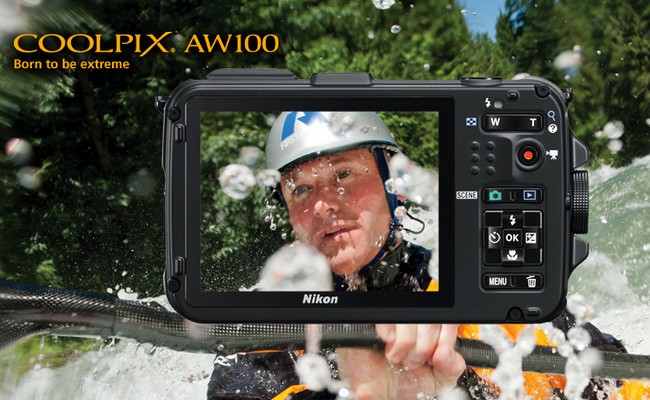 Câmera Nikon Coolpix AW100 (Lançamento)