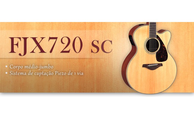 Violão Yamaha FJX720 SC (Lançamento)