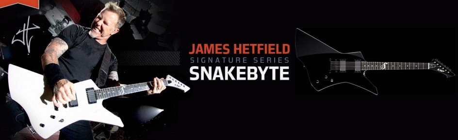 Guitarra ESP Snakebyte James Hetfield Signature