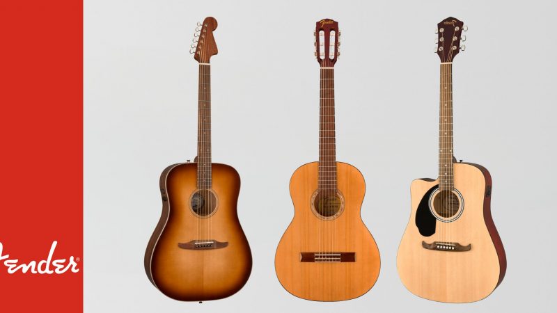 Conheça 3 modelos de violão Fender que são destaque na MundoMax