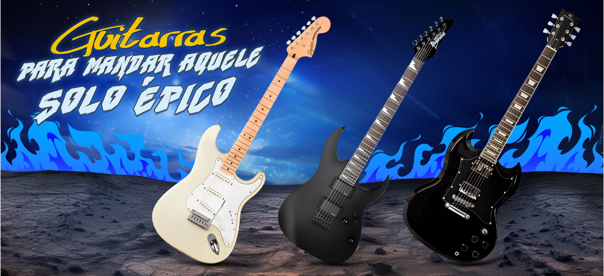 Guitarras para mandar aquele solo épico! 