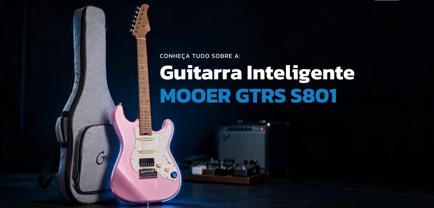 Guitarra inteligente: conheça tudo sobre a Mooer GTRS S801  